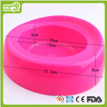 Plastic Fashion Single Pet Bowl (HN-PB865)